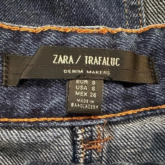 Zara “Yeah” Popcorn Denim Midi Denim Skirt - Picture 5 of 15